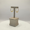 8g 22ct Gold Classic Hoop Earrings