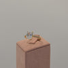 4g 22ct Gold Rectangular Gemstone gold band