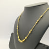 13.5g 22ct Gold Triple-Ball 18" Necklace