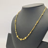 12.6g 22ct Gold Triple-Ball 18" Necklace