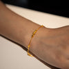 3.1g 22ct Gold Cone & Hexagon Ball Bracelet
