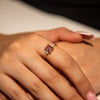 2.9g 22ct Gold Pink Rectangle Gem