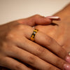 3.7g 22ct Gold Elegant Heart Band Ring - Size M