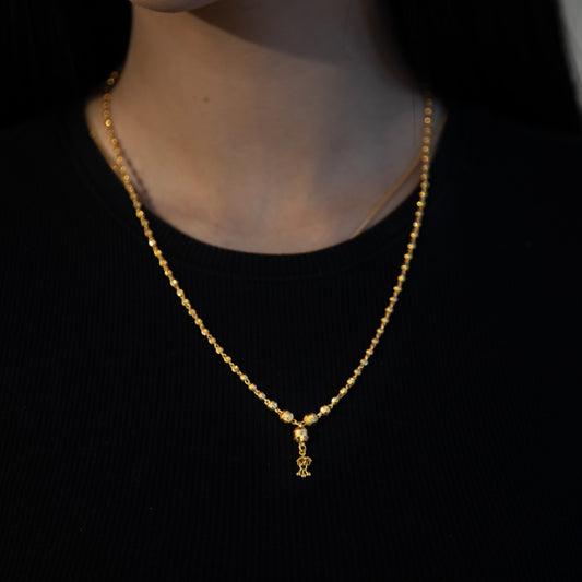 11.4g 22ct Gold Dangle Necklace