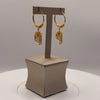 9.0g 22ct Gold Hoop Chandelier Dangle Earrings