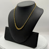 12.1g 22ct Gold Diamond-Cut Ball Elegance Necklace 16"