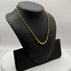12.1g 22ct Gold Diamond-Cut Ball Elegance Necklace 16"