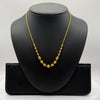 10.6g 22ct Gold Filigree Ball Necklace 16"