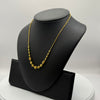 10.6g 22ct Gold Filigree Ball Necklace 16"