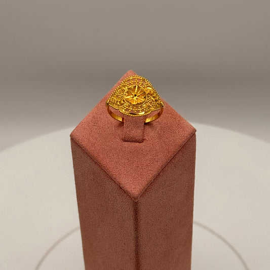 2.7g 22ct Gold Filigree Ring