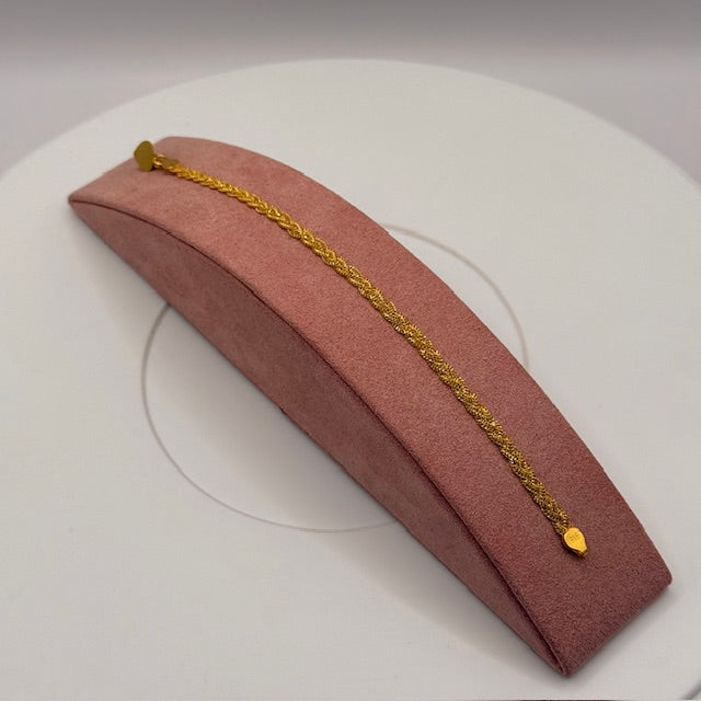 4.9g 22ct Gold Braided Harmony Bracelet
