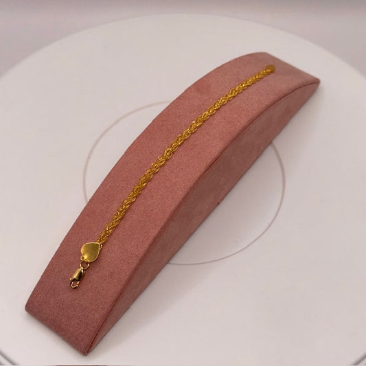 5g 22ct Gold Braided Grace Bracelet