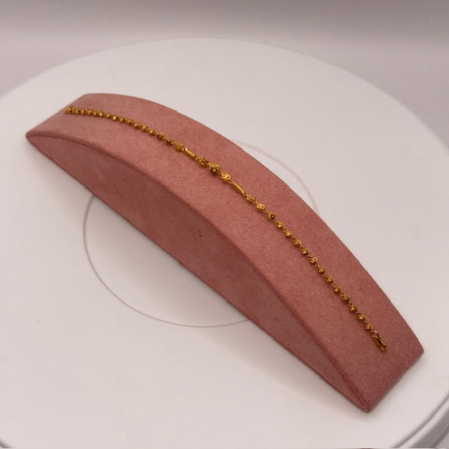 4.2g 22ct Gold Elegant Ball Bracelet