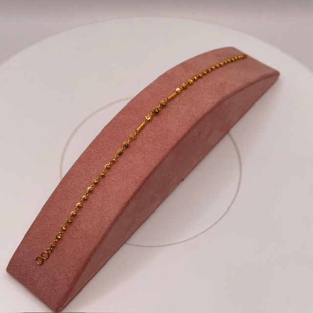 4.2g 22ct Gold Elegant Ball Bracelet