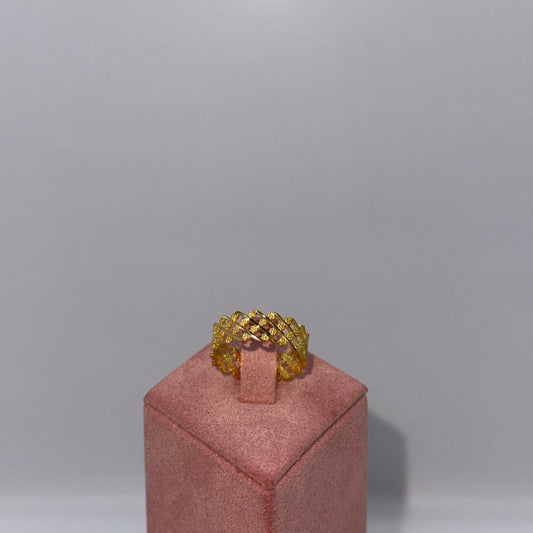 2.6g 22ct Gold Woven Eternity Ring