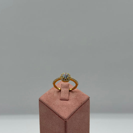 3.1g Crown Halo Radiance Gold Ring