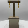 4.5g 22ct Gold Diamond Cut Ball Dangle Earrings
