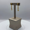 4.5g 22ct Gold Diamond Cut Ball Dangle Earrings