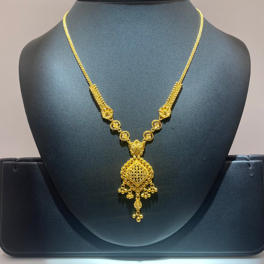 13.5g 22ct Gold Filigree Necklace