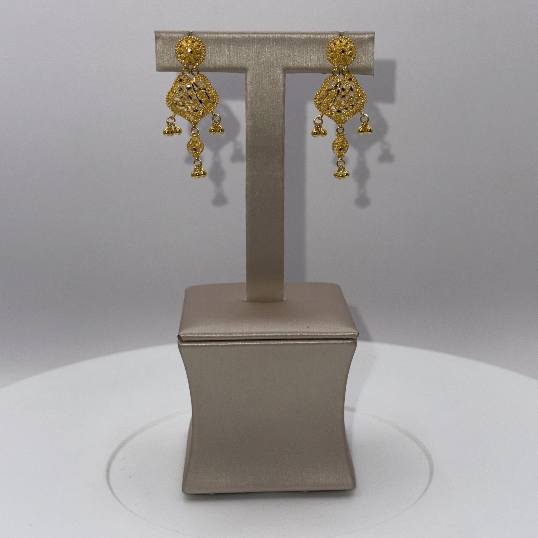 20.2g 22ct Gold Filigree Necklace Set