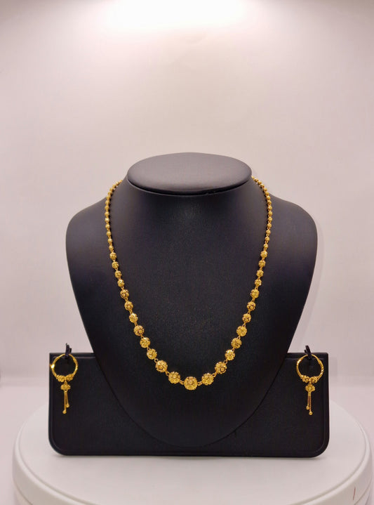 24.2g 22ct Gold Mala Set